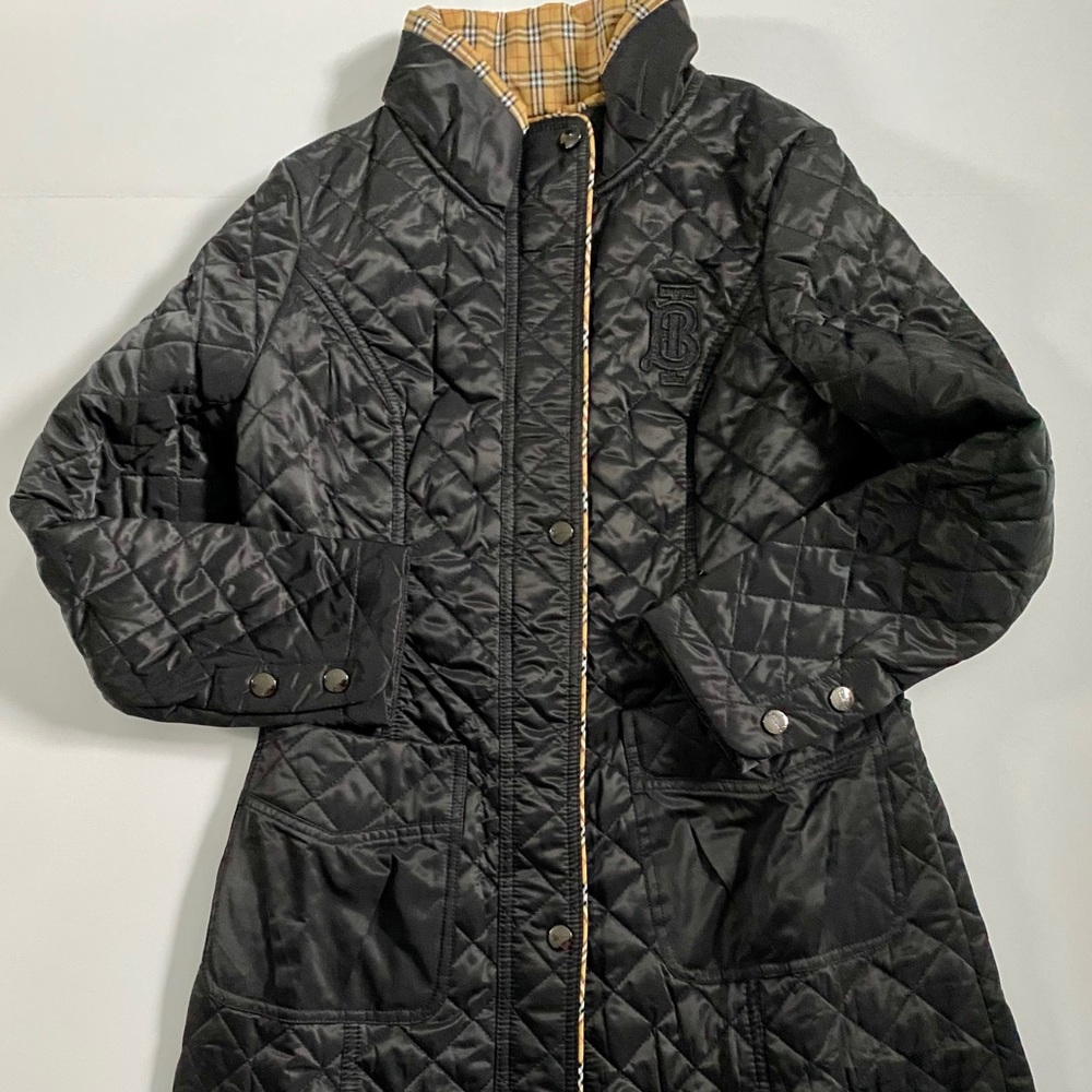 Diamond Quilted Burberry Coat